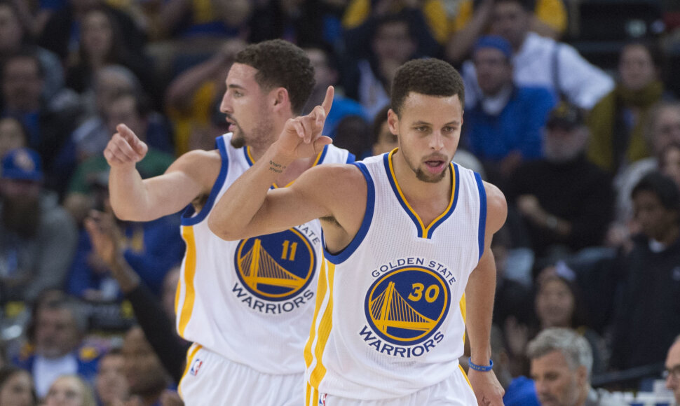 Klay Thompsonas ir Stephenas Curry