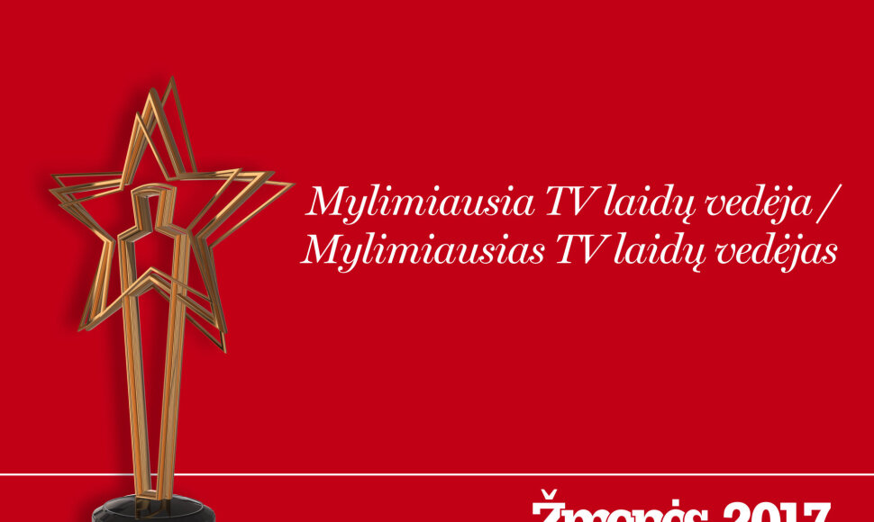 Mylimiausi TV laidų vedėjai. Žurnalo Žmonės apdovanojimai