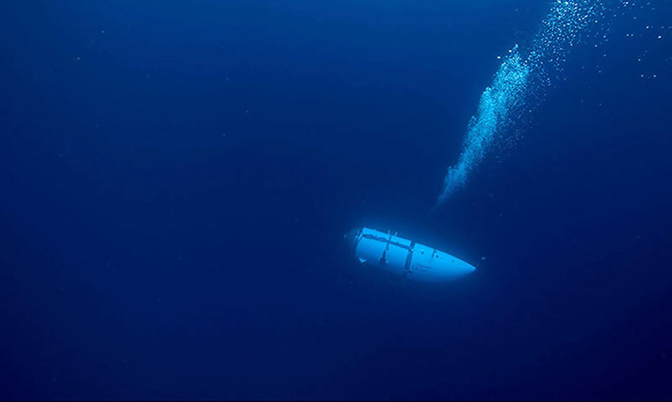 „OceanGate Expeditions“ povandeninis laivas „Titan“, plaukęs prie nuskendusio „Titaniko“