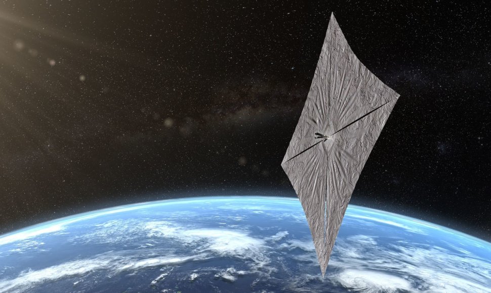 „LightSail 2“ Saulės burė