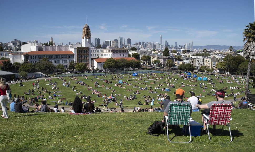 Gyvenimas San Fransiske pandemijos metu