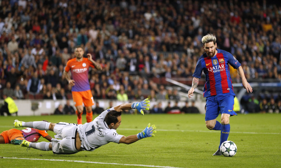 Pirmasis Lionelio Messi įvartis