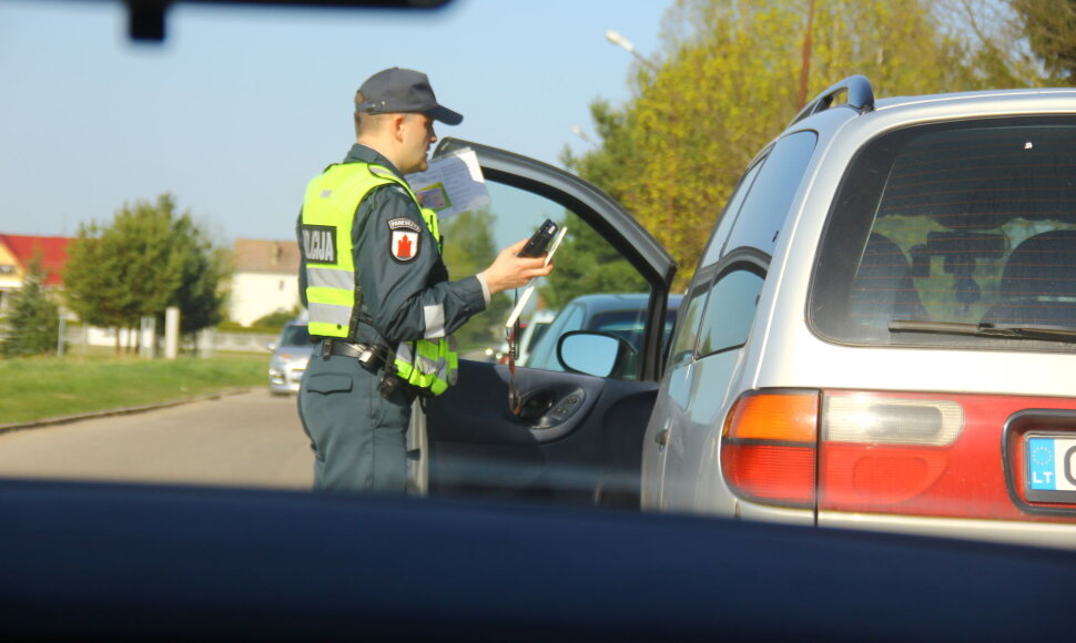 Vairuotojų blaivumo patikrinimas