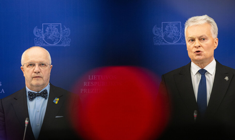 Prezidentas su Seimo valdyba aptarė parlamento pavasario sesijos darbus / Paulius Peleckis / BNS