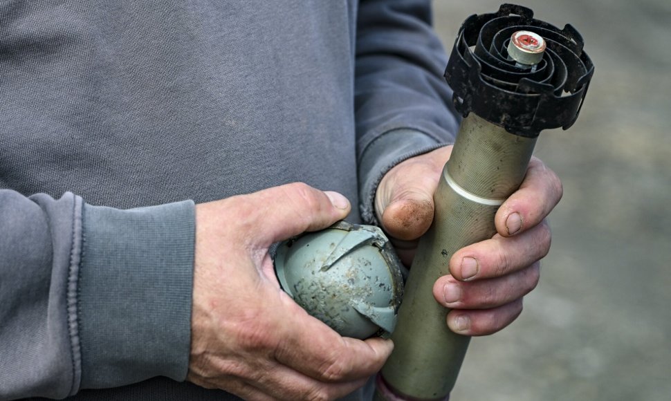 Kyritz-Ruppiner Heide klasterinių bombų šalinimas. / Jens Kalaene / dpa/picture-alliance