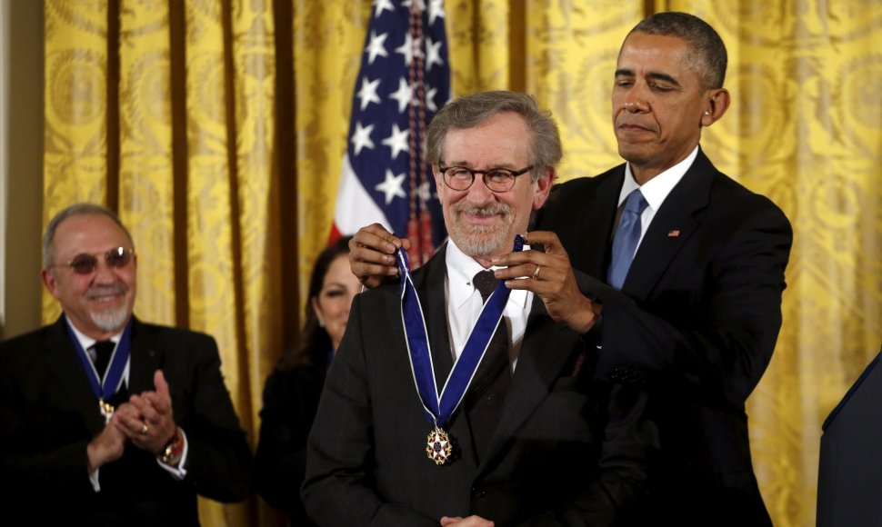 Stevenas Spielbergas ir Barackas Obama