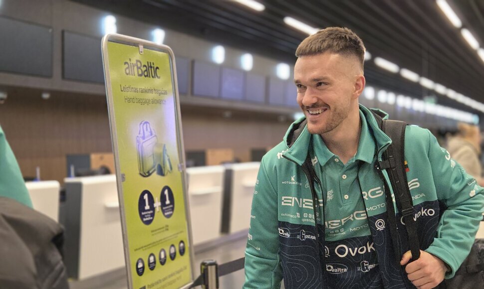 Dovydas Karka i&scaron;vyko į Dakarą