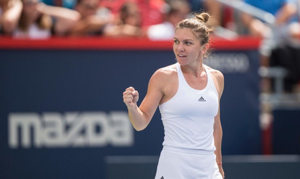 Angelique Kerber „Rogers Cup“ pusfinalyje nusileido Simonai Halep