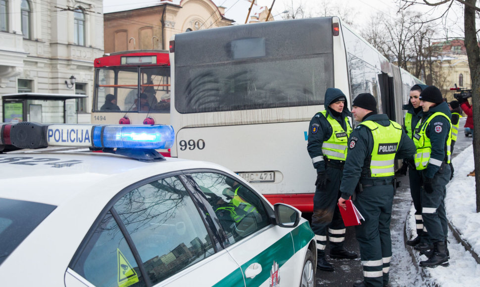Vilniuje autobusas užgavo pėsčiąjį