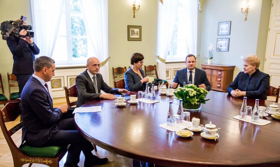 Šarūnas Rameikis, Saulius Urbanavičius, Edita Janušienė, Evaldas Pašilis, Dalia Grybauskaitė