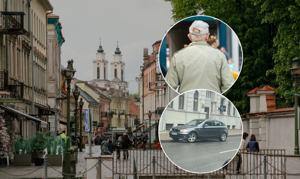 Kaunietei miesto centre įtarimų sukėlęs BMW