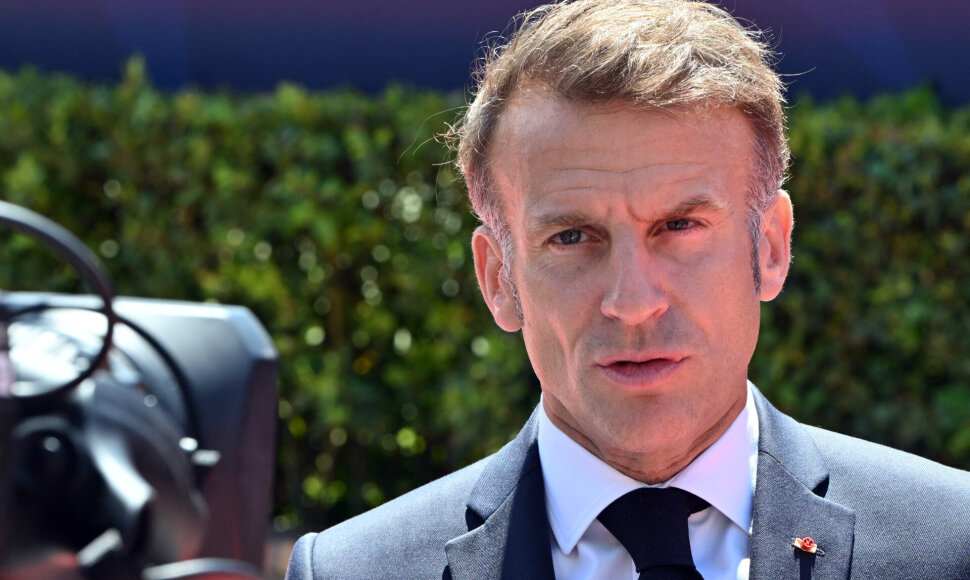 Emmanuelis Macronas / AFP
