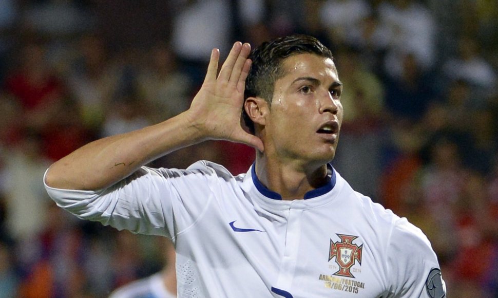 10. Futbolo žaidėjas Cristiano Ronaldo – 79,5 mln. dolerių