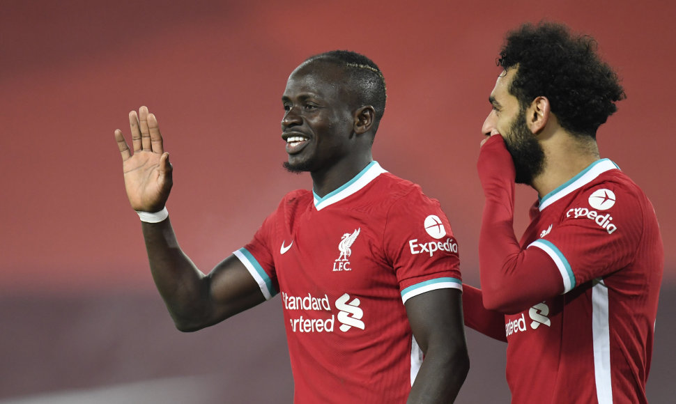 Sadio Mane ir Mohamedas Salahas