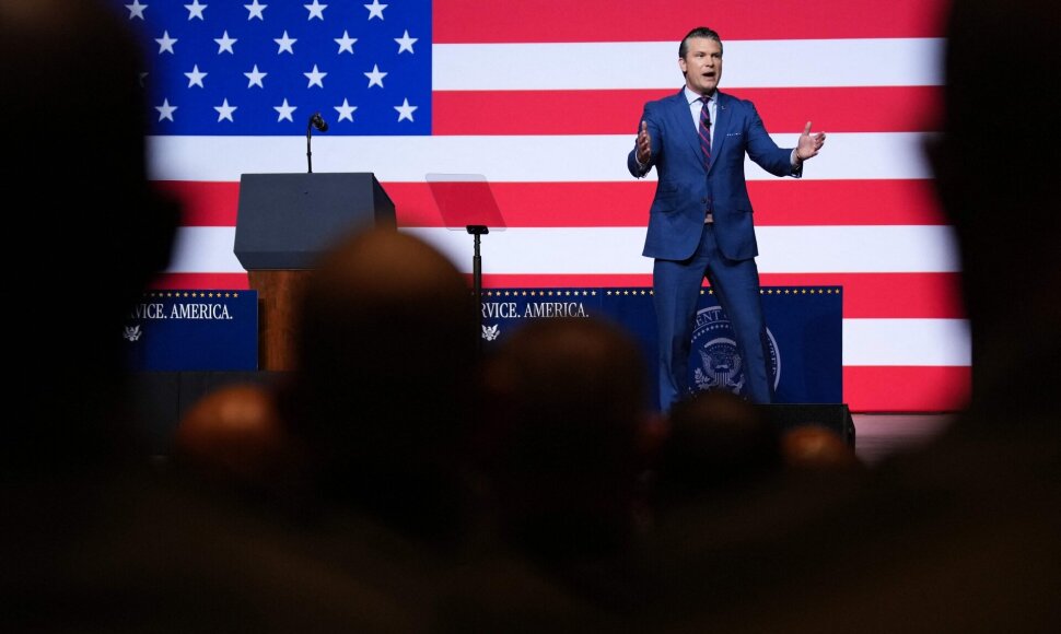 Pete'as Hegsethas / Getty Images via AFP