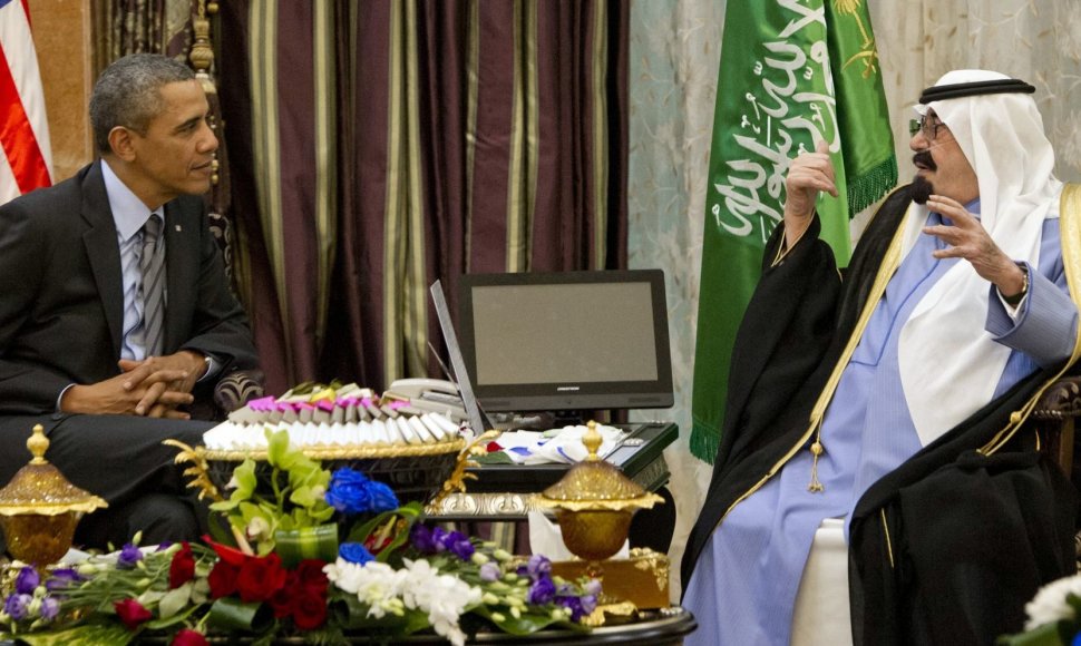Barackas Obama susitiko su karaliumi Abdullah
