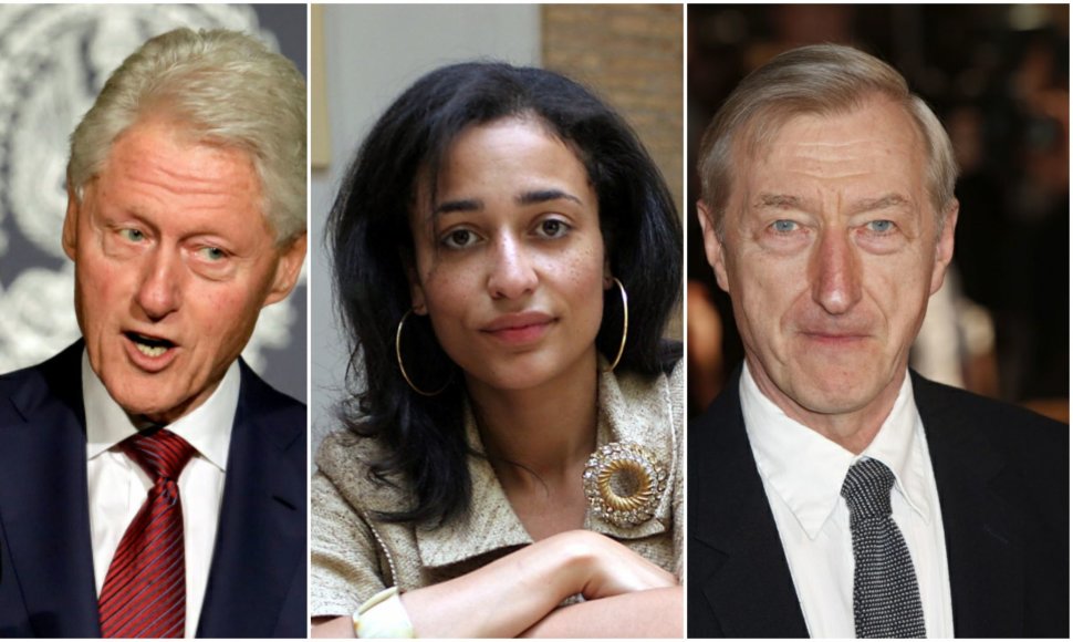 Billas Clintonas, Zadie Smith ir Julianas Barnesas