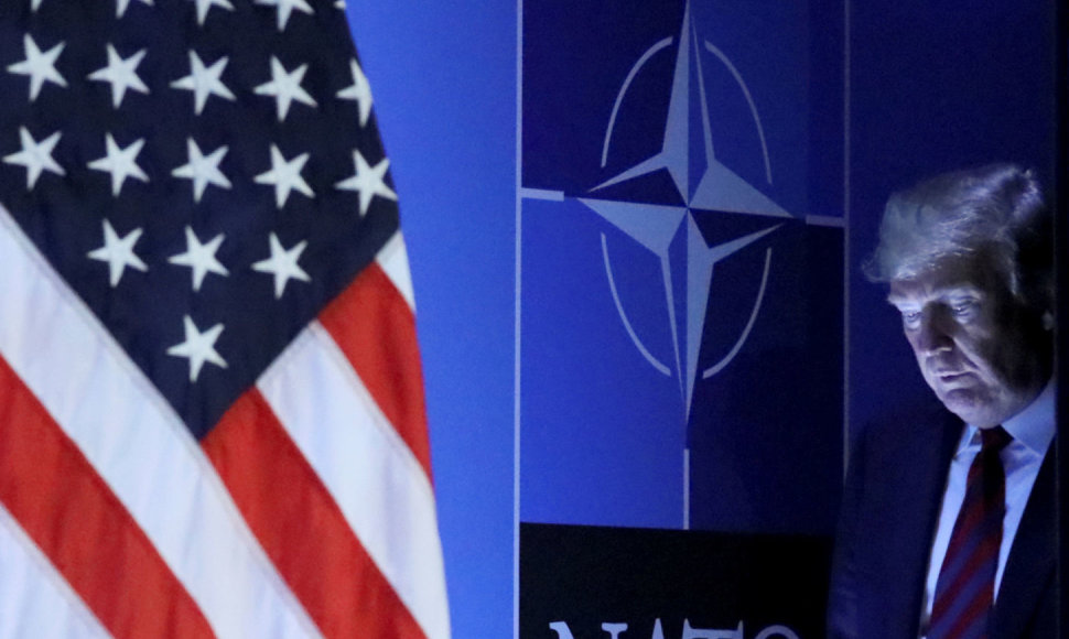 D.Trumpas nejaučia didelių simpatijų NATO