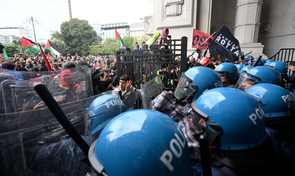 Protestai Italijoje