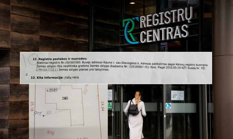Kauno rajono gyventoja aptiko Registrų centro pastabą