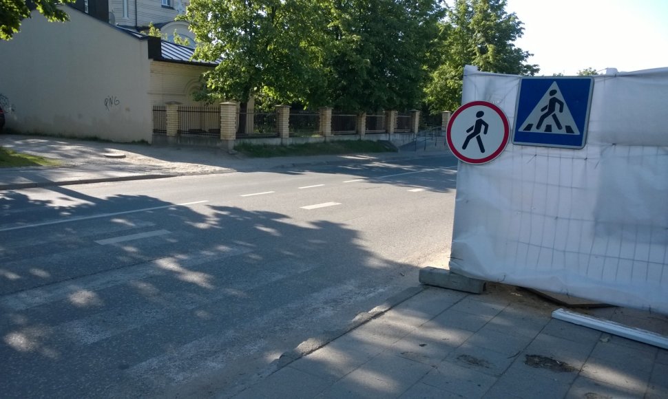 Pėsčiųjų perėja Vilniaus Vytauto g.