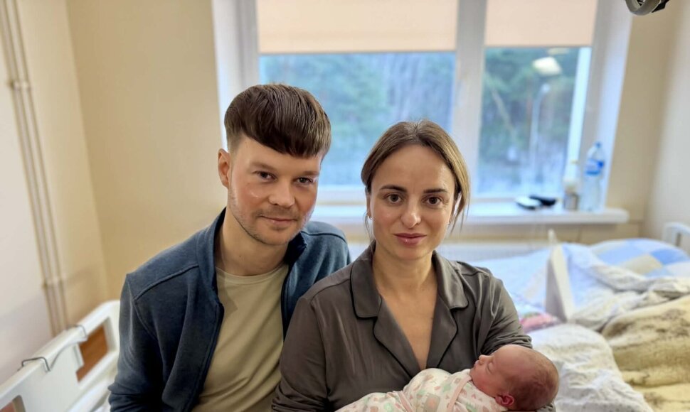 Palangiškiams Gabrielei ir Adomui gimė Barbora