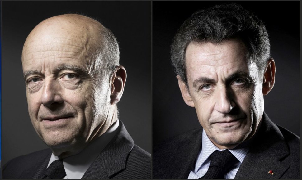 Francois Fillonas, Alainas Juppe ir Nicolas Sarkozy