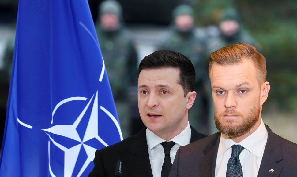 Gabrielius Landsbergis ir Volodymyras Zelenskis