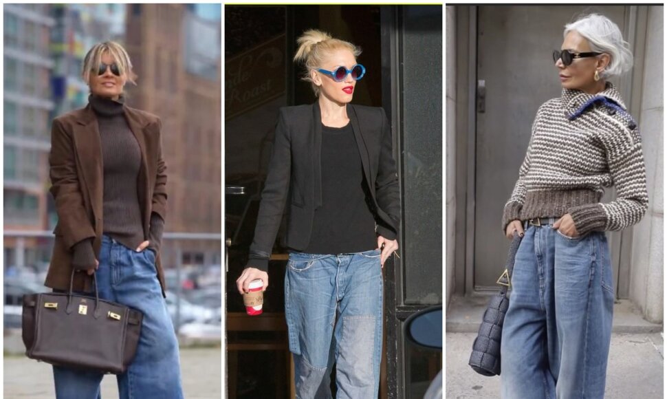 &bdquo;Baggy Jeans&ldquo; mėgstamas įvairaus amžiaus moterų