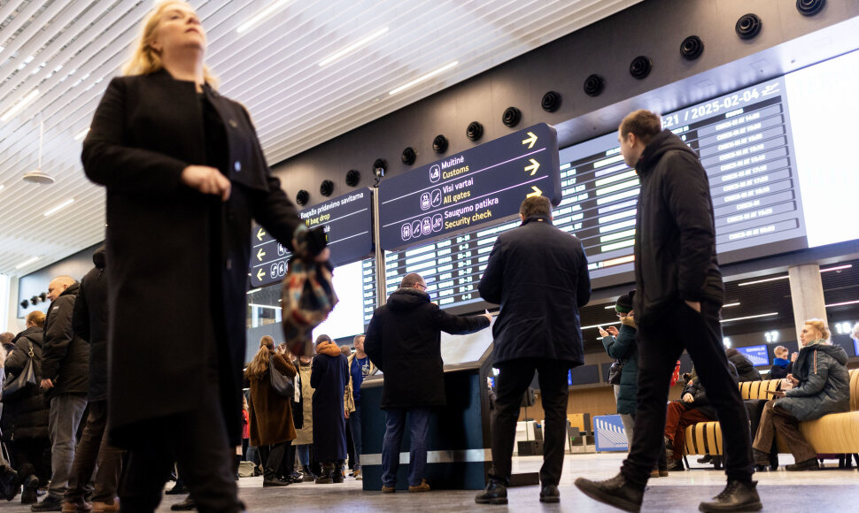 Vilniaus oro uoste oficialiai atidarytas naujasis keleivių i&scaron;vykimo terminalas