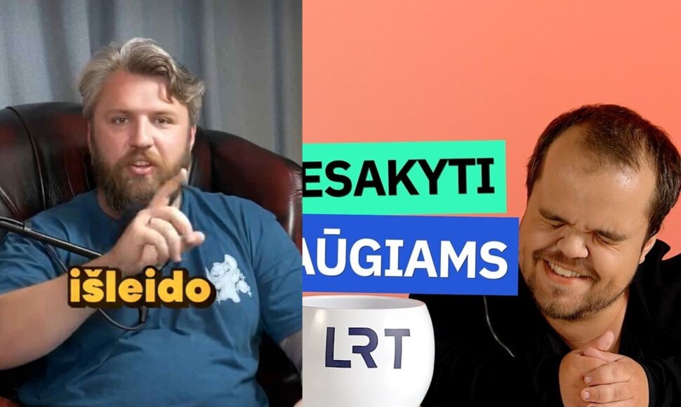 Dominykas Klajumas, stopkadras i&scaron; laidos &bdquo;Ko nesakyti&ldquo;