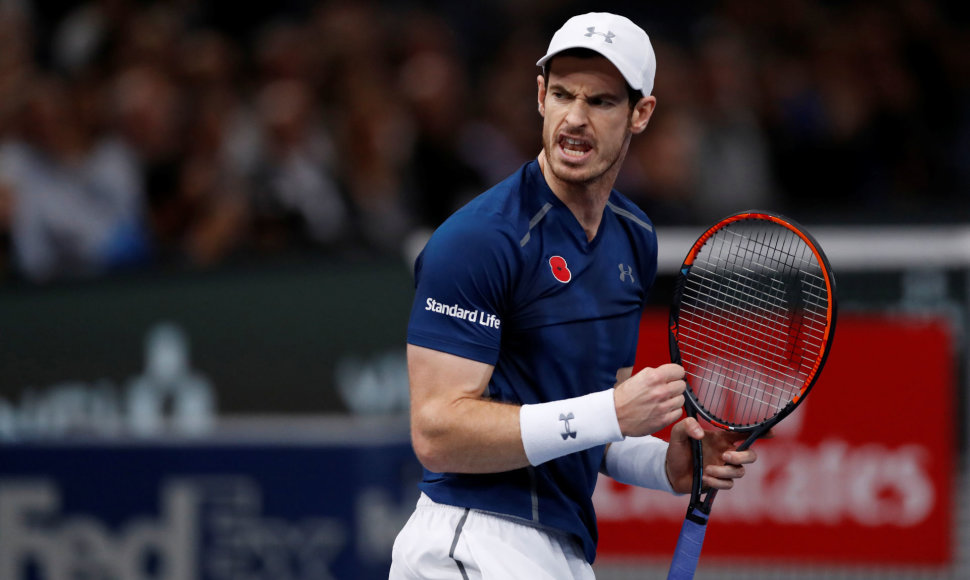 Andy Murray prieš Johną Isnerį