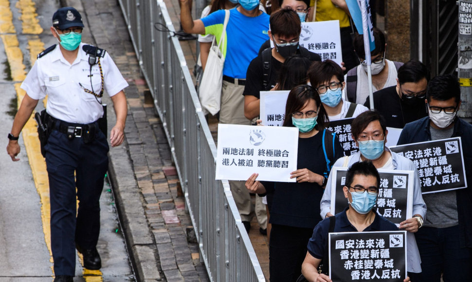Protestas Honkonge prieš nacionalinio saugumo įstatymą