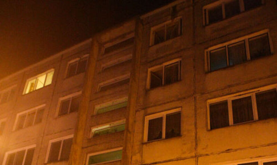 Įvykio vietoje Žirmūnų g., Vilniuje