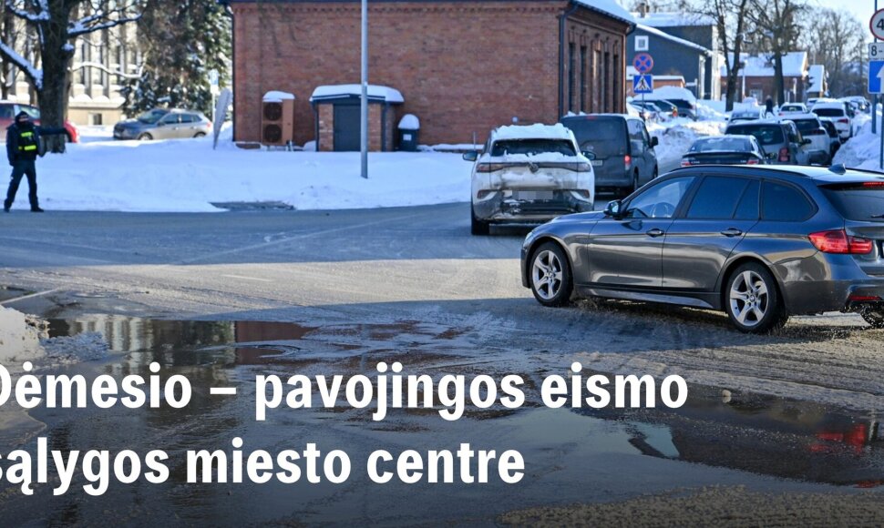 Slidi sankryža Panevėžyje