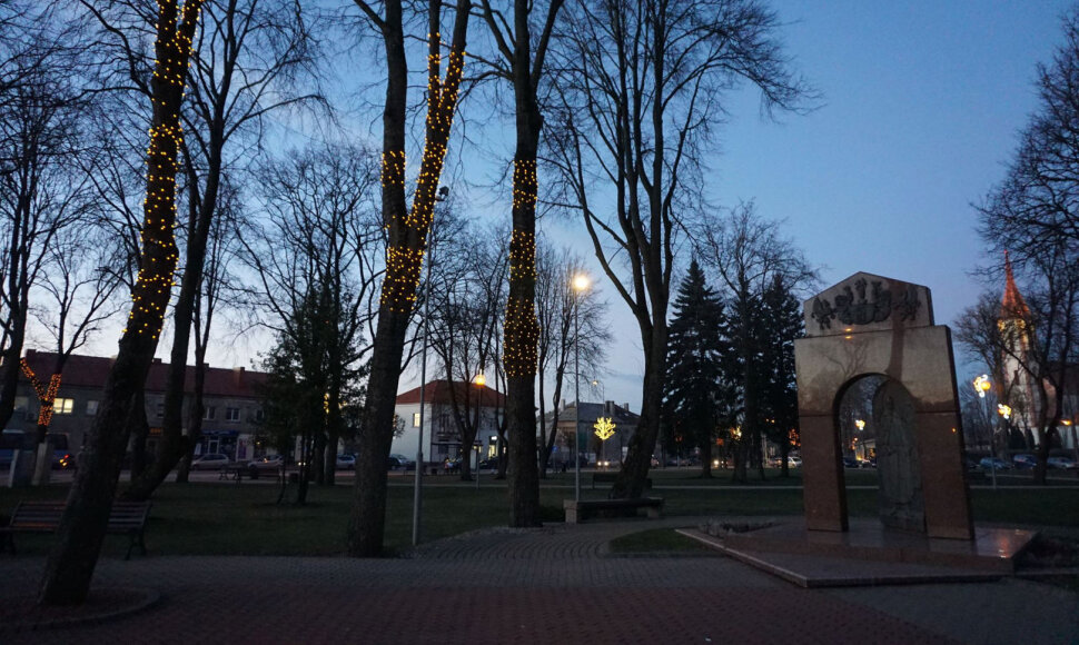 Kalėdoms pasipuo&scaron;usi Kretinga