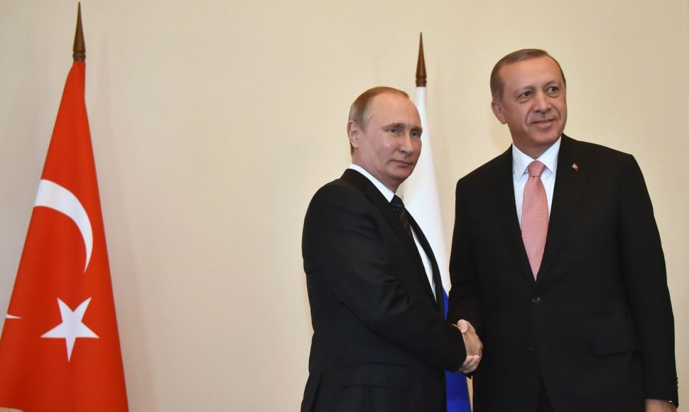 Vladimiro Putino ir Recepo Tayyipo Erdogano susitikimas