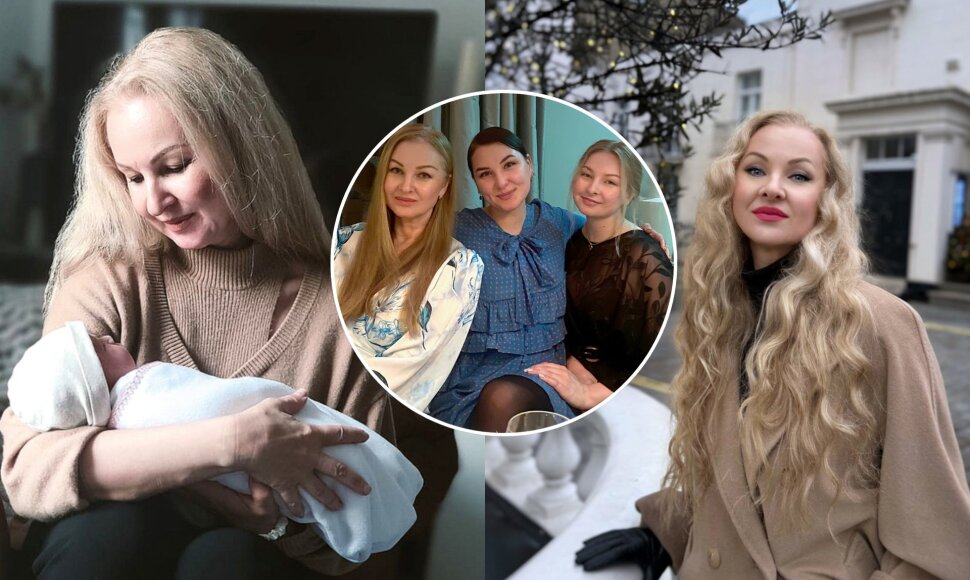 Eglija Vaitkevičė su dukromis