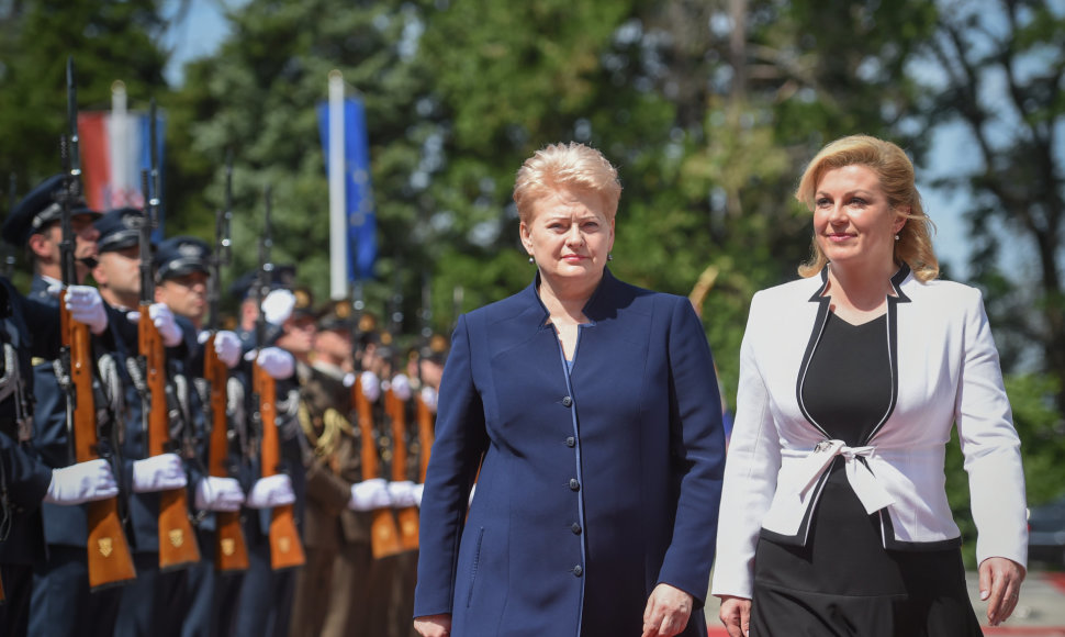 Prezidentė susitinka su naująja Kroatijos Prezidente Kolinda Grabar-Kitarovič
