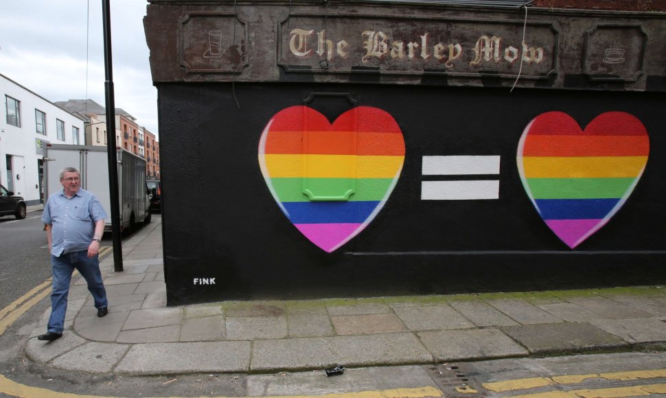Airijoje istorinis referendumas dėl tos pačios lyties santuokų