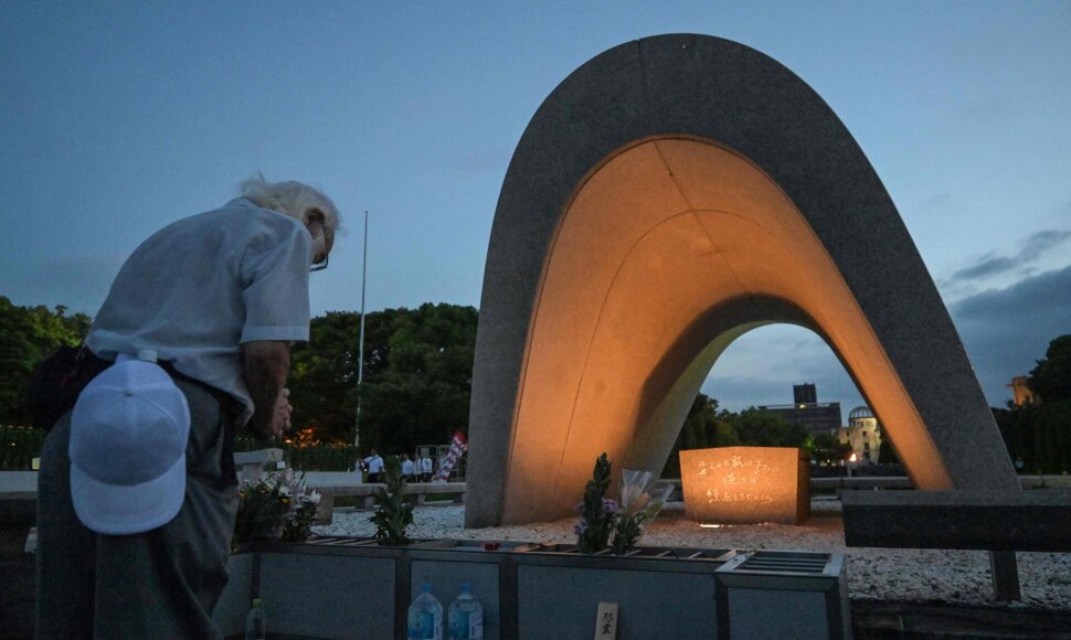 80-osios Hirošimos atominio bombardavimo metinės / RICHARD BROOKS RICHARD A. BROOKS / AFP