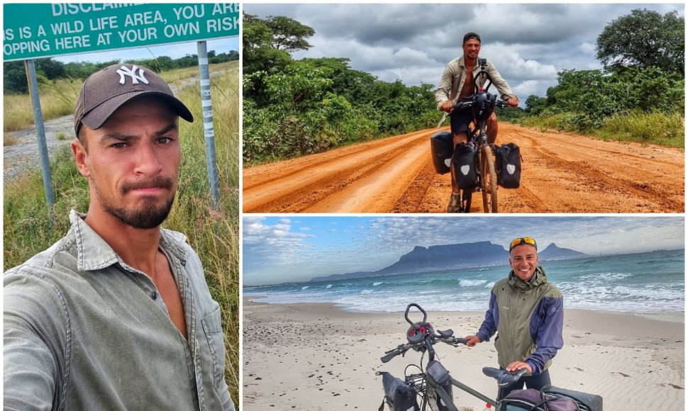 Algirdo kelionė per Afriką dviračiu