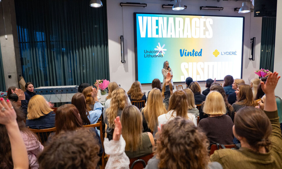 Akimirka iš renginio &bdquo;Vienaragės susitinka&ldquo;