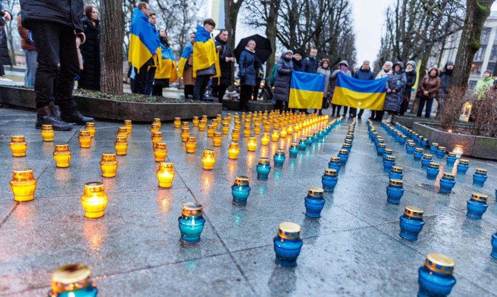 Akcija „Uždek žvakutę žuvusiems Ukrainos laisvės gynėjams“