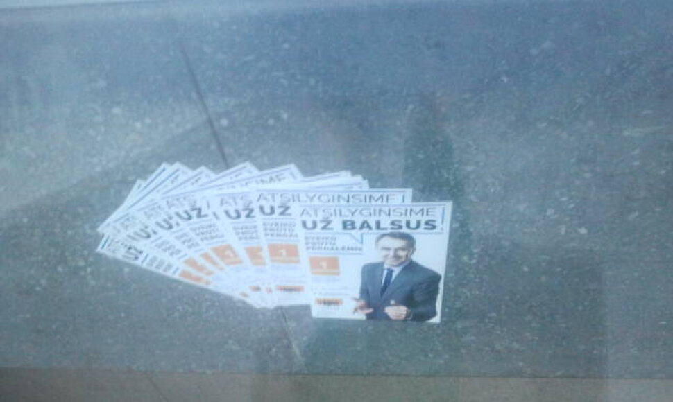 Rinkiminė agitacija Panevėžio „Galerijoje XX"