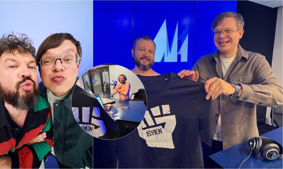 Saulius Žvirgžas ir Gedas Saročka /M1 nuotr.