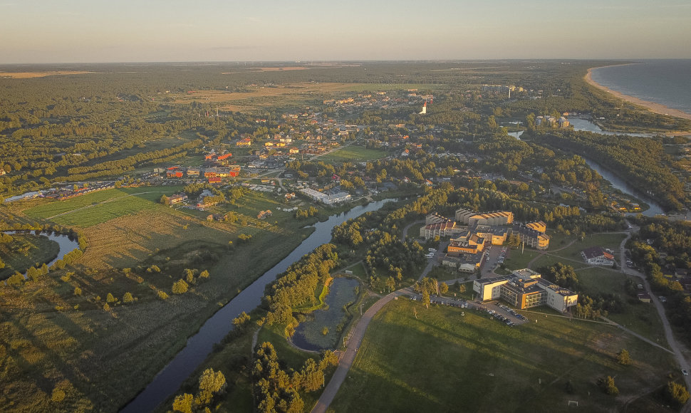 Šventoji, fotografuota su dronu