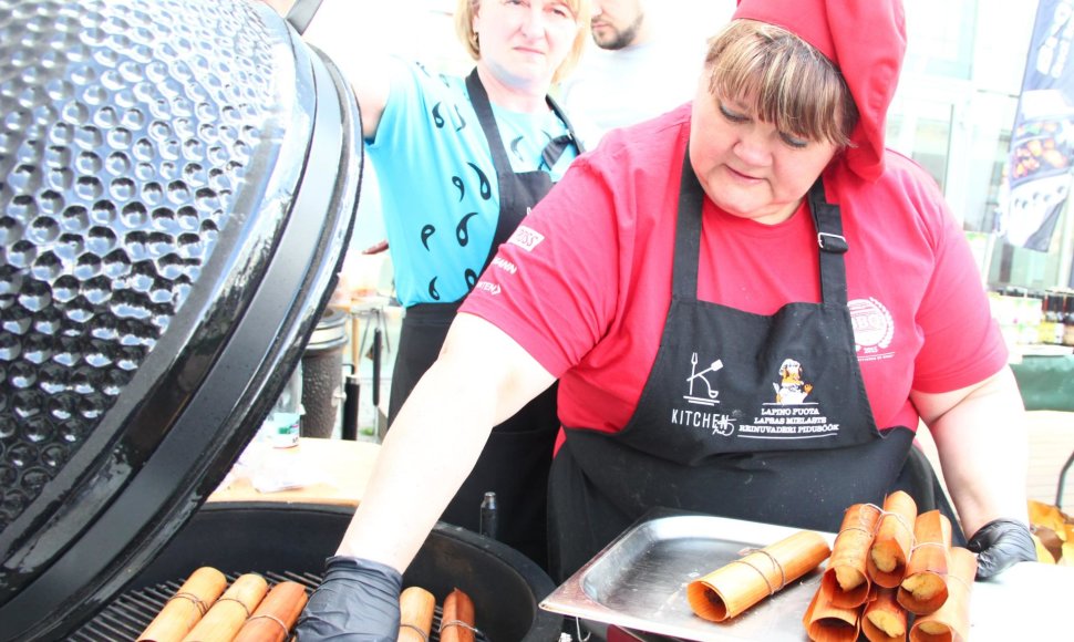 Lietuvos barbekiu kepimo asociacijos narė Galina Bovševič.