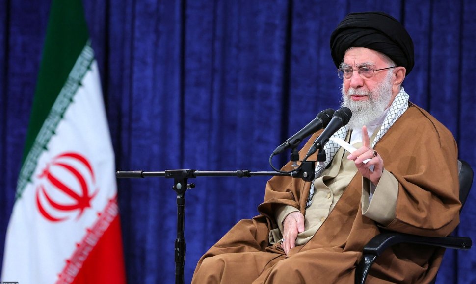 Irano aukščiausiasis lyderis ajatola Ali Khamenei