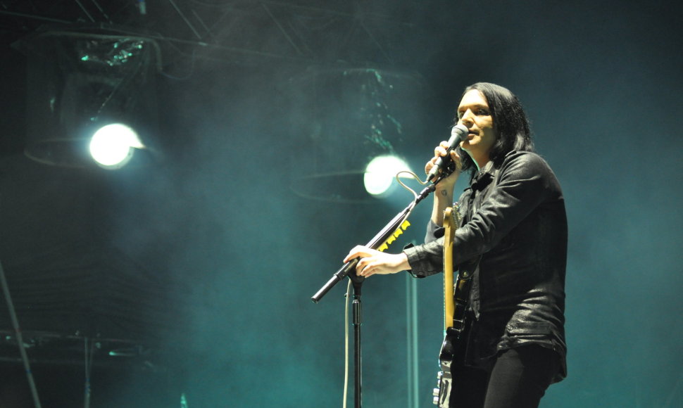 Grupė „Placebo“ / Festivalis „Positivus 2015“ / Pauliaus Krampo nuotr.